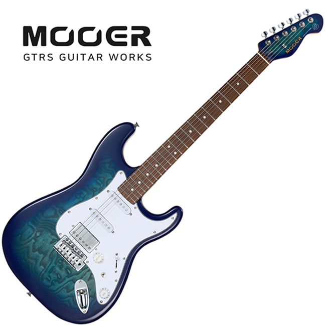 Blue Microphones Mooer - MSC20PRO (Ocean Blue) / 무어오디오 입문용 일렉기타