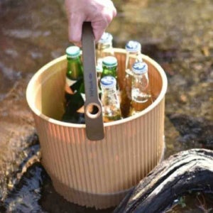 캠핑용 미니 음료 보관 바케스 물양동이 바스켓 플라스틱통