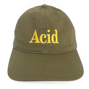 [IDEA] 아이디어 북스_ACID HAT (KHAKI + YELLOW EMBROIDERY)