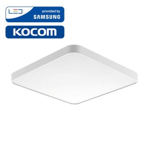 코콤 LED 플러스 방등 50W 고급형 조명 형광등 안방 천장 거실 전등 셀프 교체 플리커프리