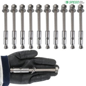 3/8 스텐 셋트앙카볼트 10mm 길이 125mm 10개 세트 앙카