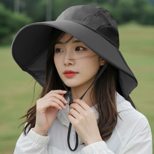 여름 등산 햇빛가리개 메쉬 차양막 경량 자외선차단 아웃도어 캠핑 모자