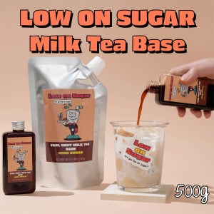 로우온슈거 밀크티 베이스 3종 500g 제로 슈가 무설탕 아쌈 얼그레이 바닐라 홍차 라떼
