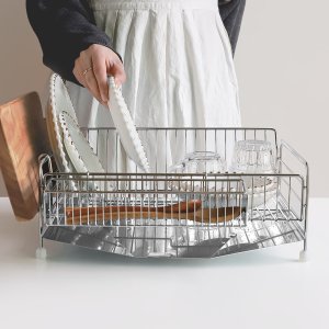 올스텐식기건조대 물빠짐트레이 304식기건조대 1단