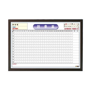 천후표 공사장칠판 기후표 일기예보 알림판 570x820