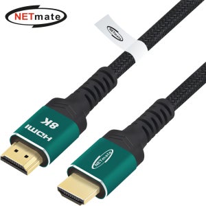 강원전자 넷메이트 HDMI 2.1 Green Metal 모니터 케이블 7m, 1개