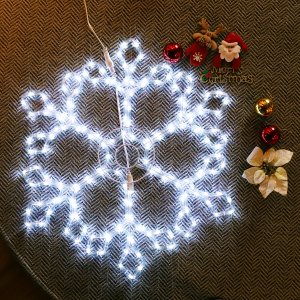 LED 트리구 눈결정 D타입DC24V 67cm 무점멸 백색정류기 별도