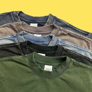 세미크롭 반팔티 피그먼트 크롭 여성 배꼽티 부유방 나시