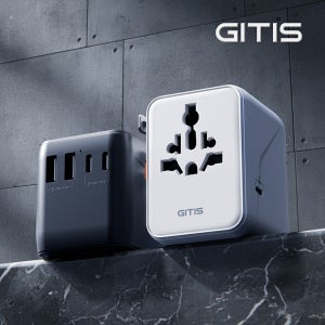 지티스 PD70W 여행용 멀티어댑터 해외 콘센트 전세계 초고속 110V 멀티탭