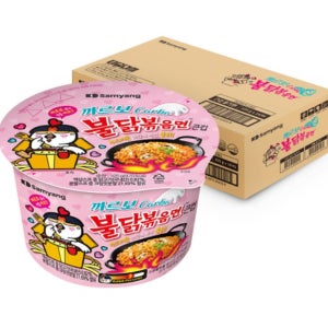 삼양 식사대용 까르보불닭볶음면 큰컵 16입 1박스