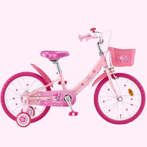 캐치티니핑 어린이 자전거 18인치 하츄핑 2025년형 보조 바퀴 네발자전거