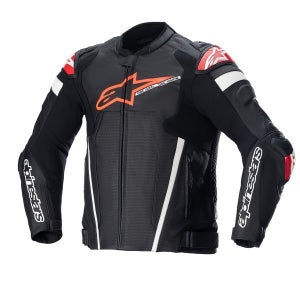 알파인스타 자켓 GP IGNITION LEATHER JACKET AIRFLOW ASIA FIT - BLACK WHT 오토바이 가죽