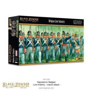 워로드게임즈 나폴레오닉 Belgian Line Infantry march attack