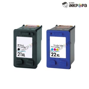 C9351CA (HP 21XL) C9352CA (HP 22XL) 재생(호환)잉크 검정 칼라 SET