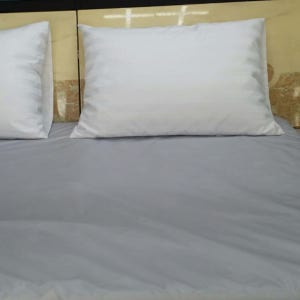 [12cm이상두께]케이홈데코 6면방수토퍼커버 라텍스 매모리폼 그레이/화이트컬러 진드기차단