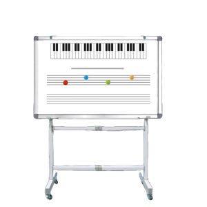 오선칠판 칠판 이동식 붙이는 화이트보드 거치대 판 800x1200 스탠드 세트