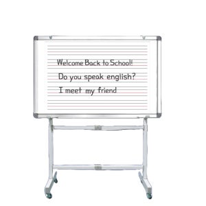 영어칠판 가정용 칠판 이동식 화이트보드 거치대 판 1200x2400 스탠드 세트