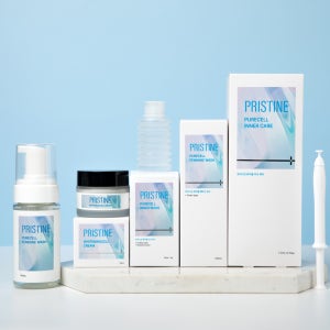 [프리스틴 여성청결 스타터 세트] 여성청결제 이너워시 5박스 + 이너케어 1박스(10개입) + 페미닌 클렌저 1개 세트 구매시 2중기능성 미백/주름완화 화이트닝셀크림 무료증정!