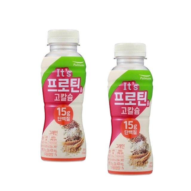 <b>풀무원</b> 잇츠 프로틴 앤 고칼슘 그레인 260ml 2개 단백질 드링크