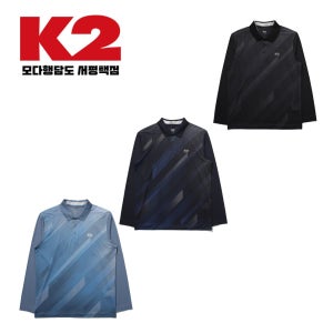 K2 남성 등산 긴팔 기능성 여름 냉감 아이스 카라 폴로 티셔츠