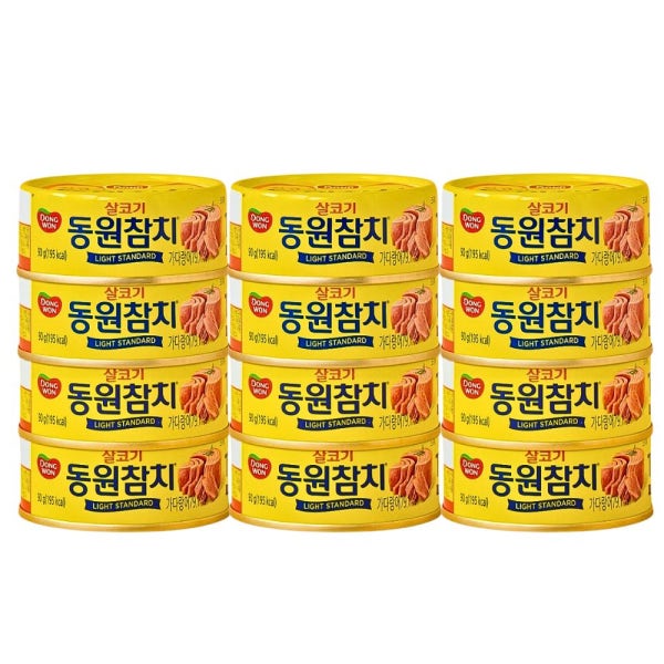 동원 참치 살코기참지 90g X 6개/12개 캔참치