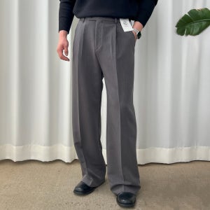반타 p10 남자 정장바지 와이드 슬랙스 코디 구김없는 원턱