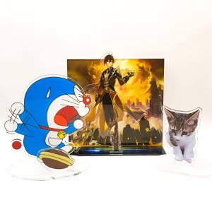 아크릴 디오라마 피규어 주문제작 등신대 스탠드 조립형 굿즈 캐릭터 만들기 코롯토 사이즈 100mm 이하