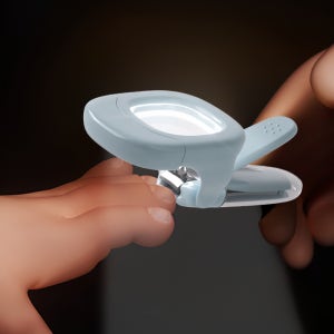 베베까끼 돌 아기 손톱깎이 유아 손톱깎이 LED 돋보기