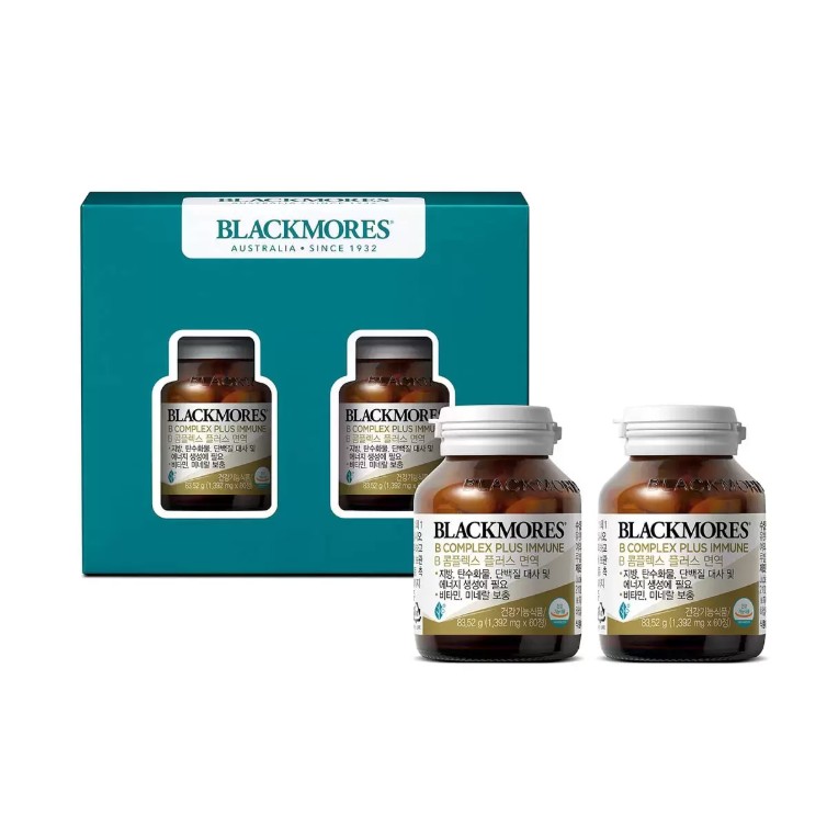 <b>블랙모어스</b> B 콤플렉스 플러스 면역 트윈 선물세트