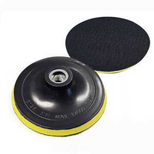 원형 샌딩패드 M10 120mm(아답터 별도) 원형사포 그라인더 연마휠 샌딩기 샌더기