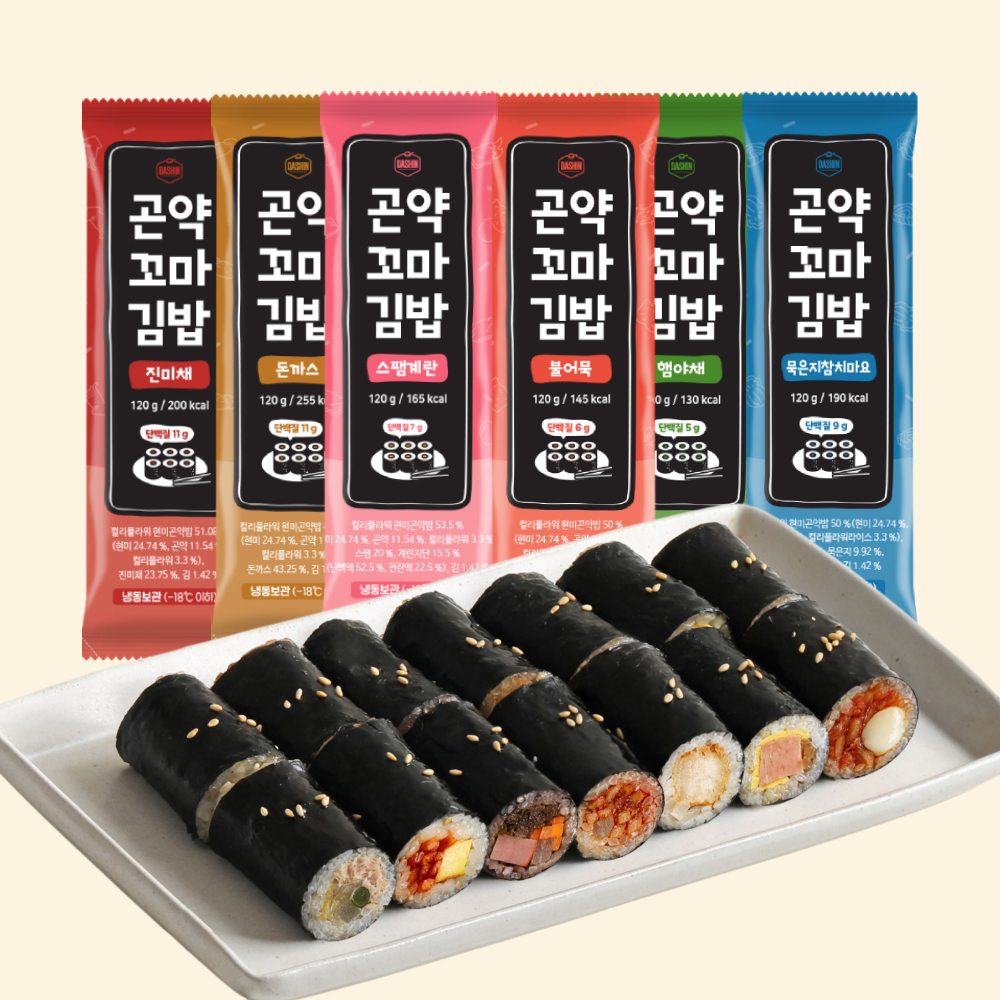 곤약꼬마김밥 진미채 제품 이미지