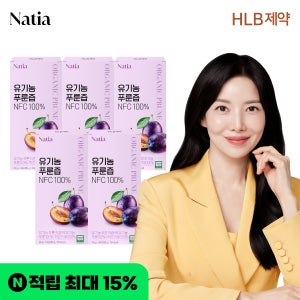 푸룬 농축 착즙액 주스 임산부 나티아 유기농 푸룬즙 NFC 100% 14포, 5개