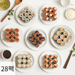 다신샵 저당 곤약꼬마김밥 스팸계란 외 7종 14+14팩 / 탄수화물저감 식단조절