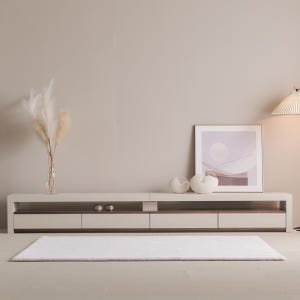 펠라토 프리미엄 포세린세라믹 TV거실장 75인치 95인치 TV다이