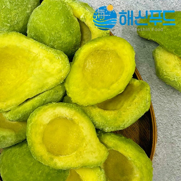 냉동 아보카도 하프컷 1kg 샐러드 퓨레 수입 과일