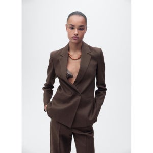 MANGO WOMAN 블레이저 TEMPOLI Brown 87037171