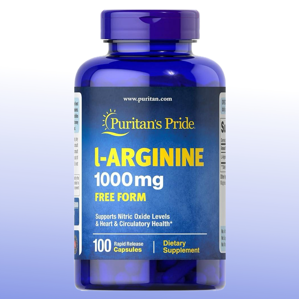 퓨리탄프라이드 L<b>아르기닌 프리폼 1000mg</b> 캡슐 100정