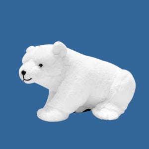 컬렉타 플러시 아기 북극곰 해양 바다 동물 모형 봉제 애착 인형