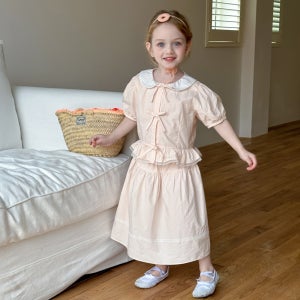 슈린 퍼프 셔링 상하복 세트 R13984