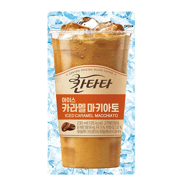 칸타타 아이스 카라멜 마키아토
