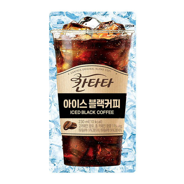 칸타타 아이스 블랙커피