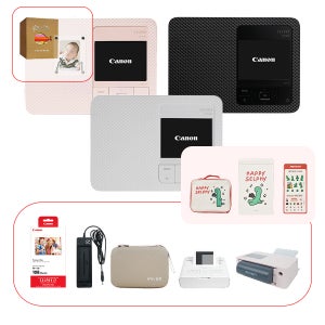 캐논 셀피 CP1500+RP-108+아이리버 케이스+휴대용 배터리+충전기 패키지 +한정판 조구만 패키지