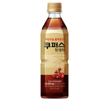 <b>팔도</b> 쿠퍼스 헛개차 500ml 1개, 깔끔한 맛과 함께, <b>피로</b> 회복에 좋은 헛개차