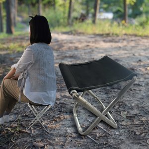 접이식 BBQ체어 398g 경량 휴대용 캠핑 야외 바베큐 작은 의자 폴딩 미니 낚시 체어