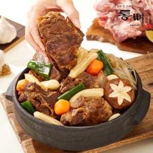 [통뼈몰] 부산 25년 전통 감자탕 맛집 통뼈 분모자뼈찜 간장뼈찜+매운뼈찜, 1kg, 8개