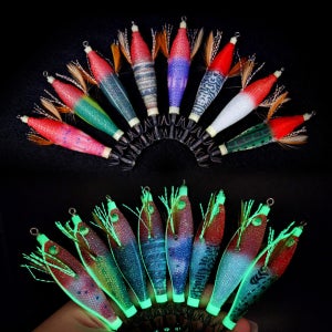 무겐 무한에기 고추장 에디션 55사이즈 야광 틴셀 쭈꾸미 갑오징어 두족류에기