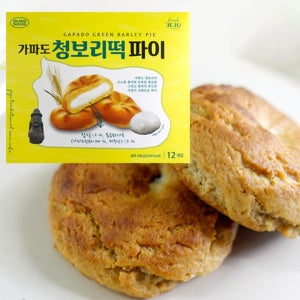 바이제주 제주기념품 가파도 청보리떡 파이 찰떡파이 10개입
