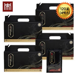 120포 김소형흑염소 진액 즙 진액원 엑기스 뽕잎 유황 건강 흙염소 원기보약 기력회복 김소영 실온 흑염소진액 염소즙 70ml 4박스