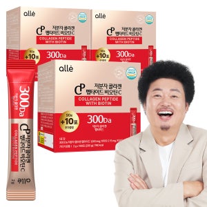 알레 저분자 피쉬 콜라겐 펩타이드 비오틴C 100포, 3개