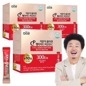알레 저분자 피쉬 콜라겐 펩타이드 비오틴C 100포, 3개
